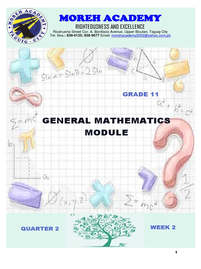 Gen Math Module2 Week2 | PDF | Compound Interest | Interest