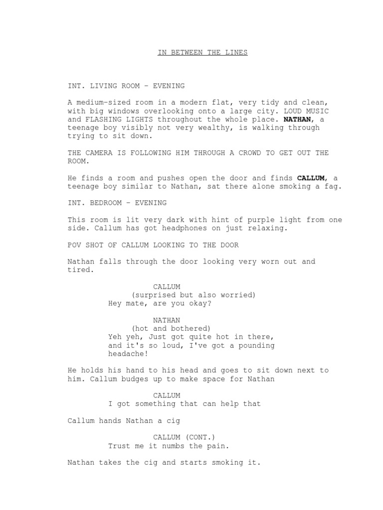 Script County Lines | PDF