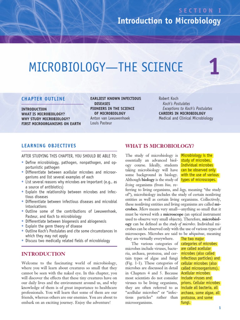 Introduction to Microbiology Concepts | PDF | Microbiology | Microorganism