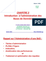 Chpt-3-Cours - BdD-Administration-IBAM-M1-2021 - V1