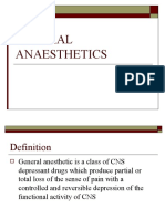 General Anaesthetics