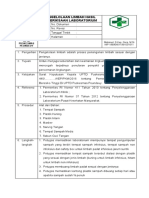 SOP Pengelolaan Limbah Hasil Pemeriksaan Laboratorium