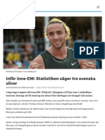 Inför inne-EM: Statistiken Säger Tre Svenska Silver - SVT Sport
