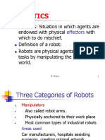 ROBOTICS: AN INTRODUCTION TO SENSORS, EFFECTORS AND ROBOT CATEGORIES