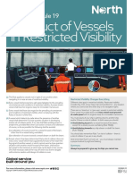Rule 19 Conduct of Vessel in Restricted Visibility COLREGs Poster