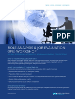 Mercer Role and Job Analysis Info