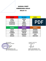 Foto Kegiatan Dan Jadwal Kebersihan Kelas