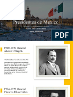Presidentes de Mexico