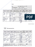 Risk. Assessment Form.