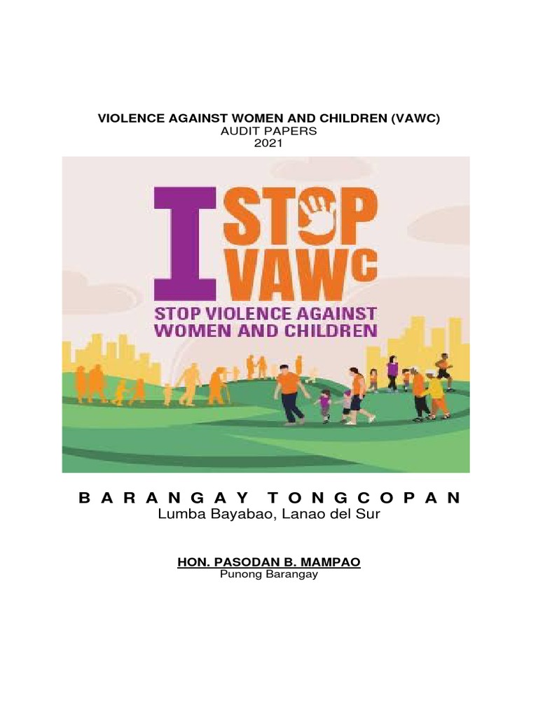 VAWC Audit Papers 2021: Barangay Tongcopan | PDF | Mindanao | Violence ...
