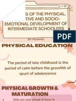 Physical, cognitive and socio-emotional development of intermediate schoolers