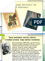 Baltagul de Mihail Sadoveanu