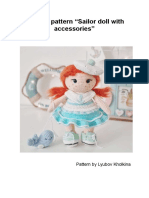 Crochet sailor doll pattern