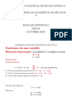 Transparencias Unidad I Matematicas para Economistas III A