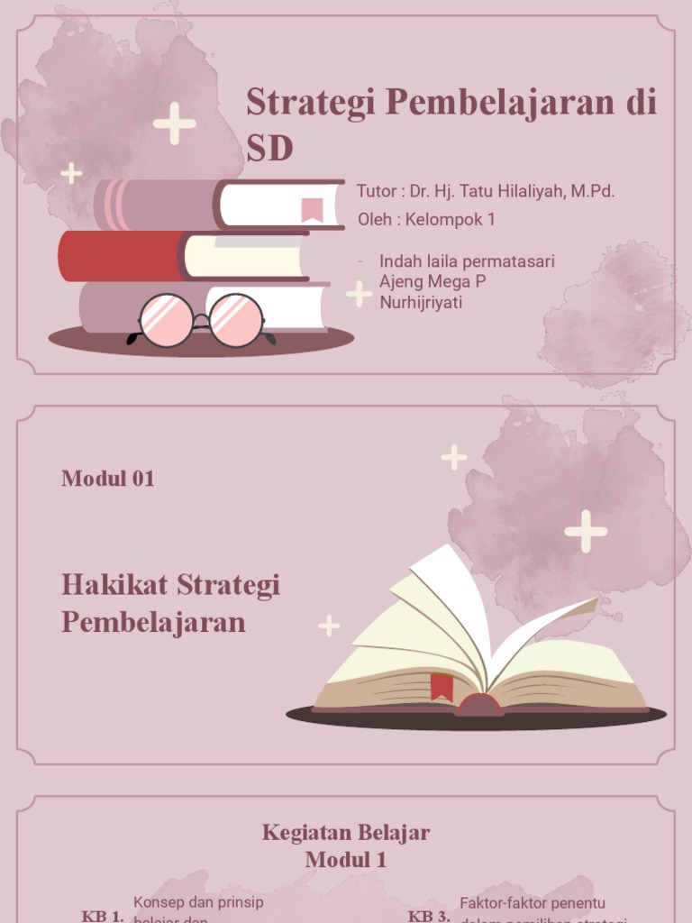 Strategi Pembelajaran Efektif di SD | PDF | Karier & Perkembangan ...