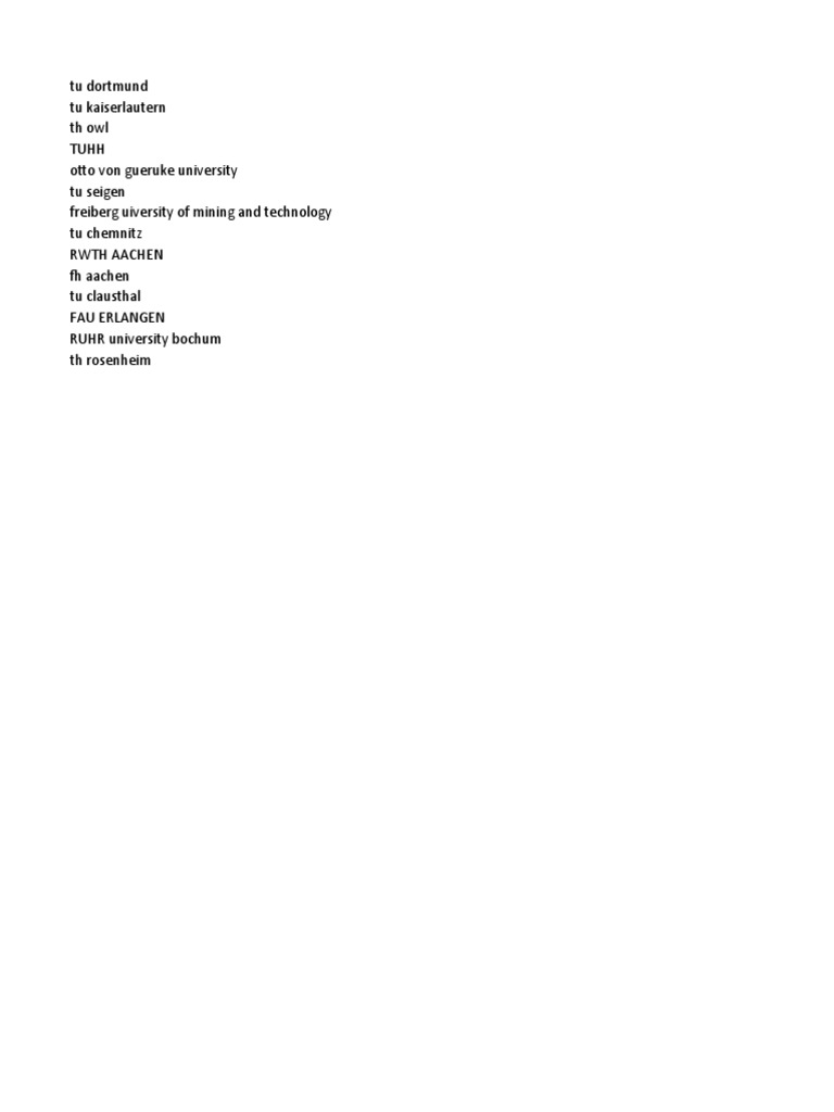 MS COURSES IN GERMANY FOR MECHANICAL ENGINEERS intelligence overview