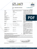 Certificado de Calibración - Laboratorio de Fuerza: Page / Pág 1 de 4
