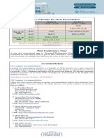 ICMMS Schedule