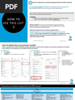Devices Working On ATT Network
