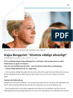 Kajsa Bergqvist: "Givetvis Väldigt Allvarligt": Friidrott