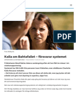 Kalla Om Bahtafallet - Försvarar Systemet - SVT Sport