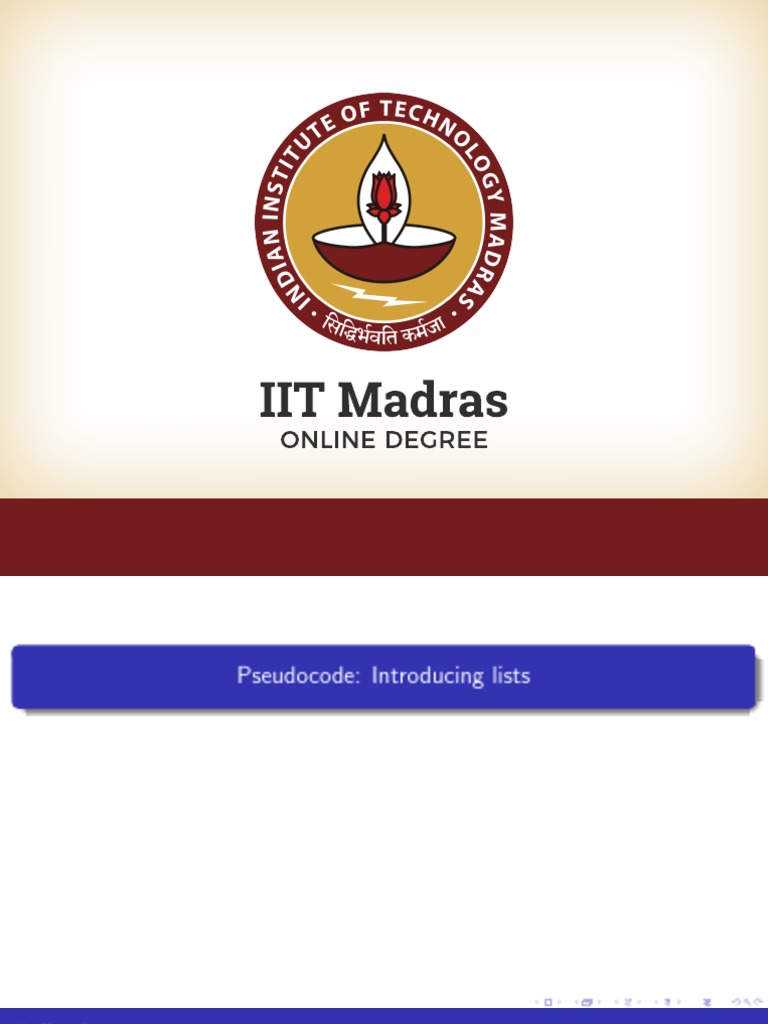 Introduction to Lists in Pseudocode | PDF