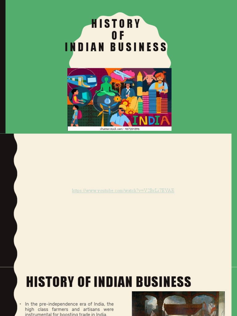 M1 - 01 - History of Indian Business | PDF | East India Company | Economies