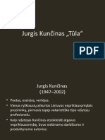 Jurgis Kuncinas Tula Knygos Pristatymas