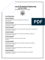 ME POWER LAB MANUAL