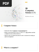 IB Computer Science Intro