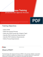 PPAP Process Training