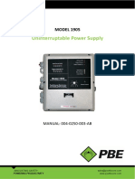004-0250-003 Model 1905 Uninterruptable Power Supply Manual