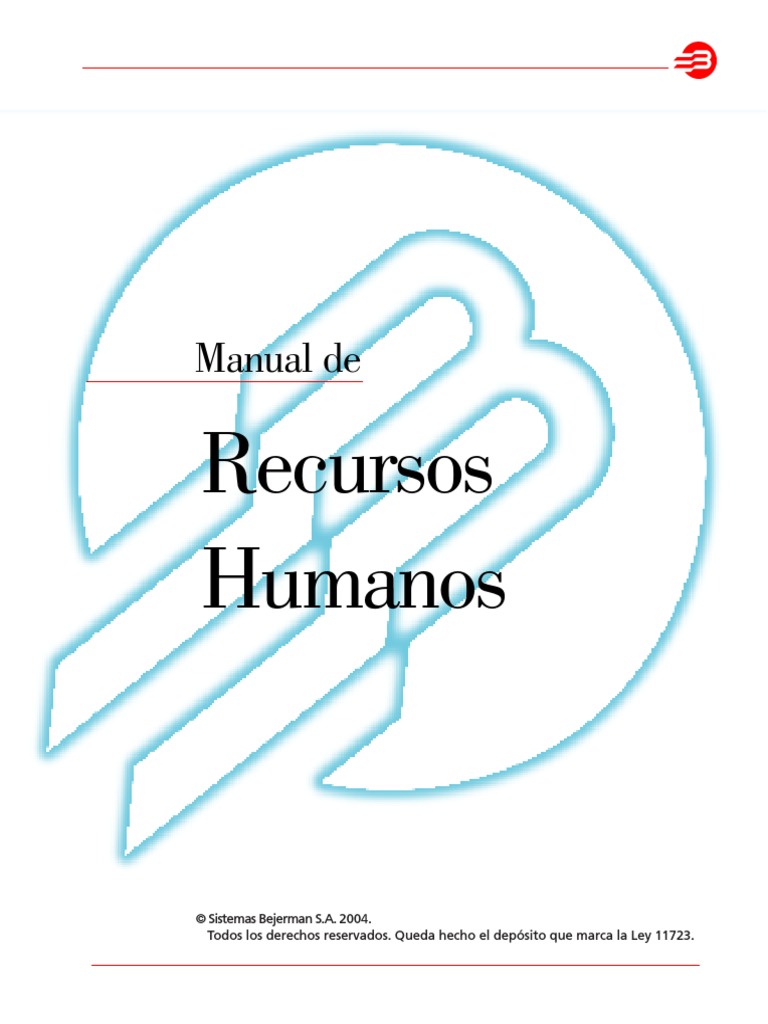 Manual RRHH | PDF | Ventana (informática) | Gestión de recursos humanos