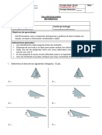 Evalución 5°B Área