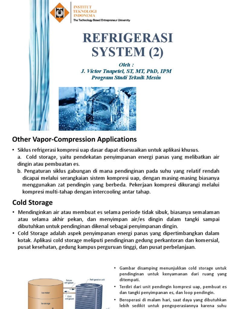Refrigeration System 2 Pdf