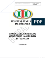 Manual Del Sistema de Gestion de La Calidad Integrado