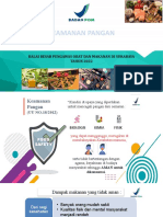 Keamanan Pangan BPOM Surabaya 2022