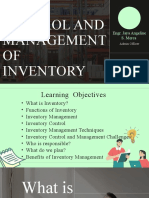 Webinar Control and Management of Inventory