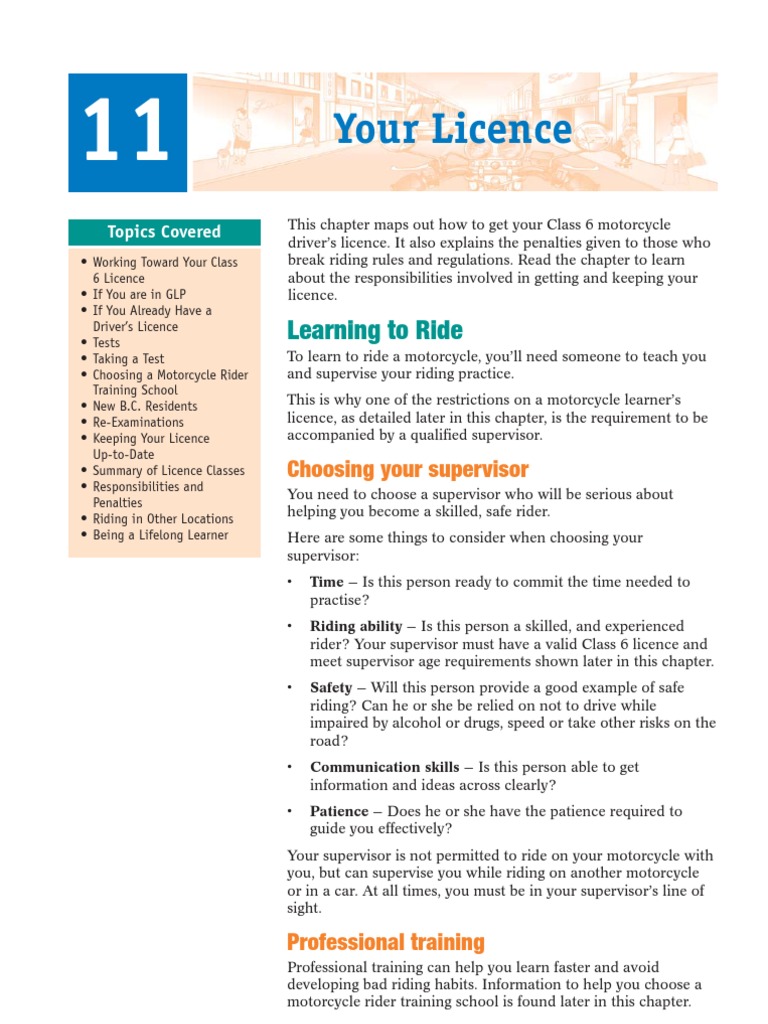 Motorcycle Licensing Guide | PDF | Driver's License | Driving