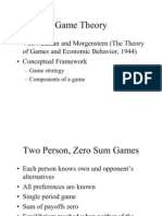 Game Theory Von Neuman and Morgenstern The Theory of Games3120
