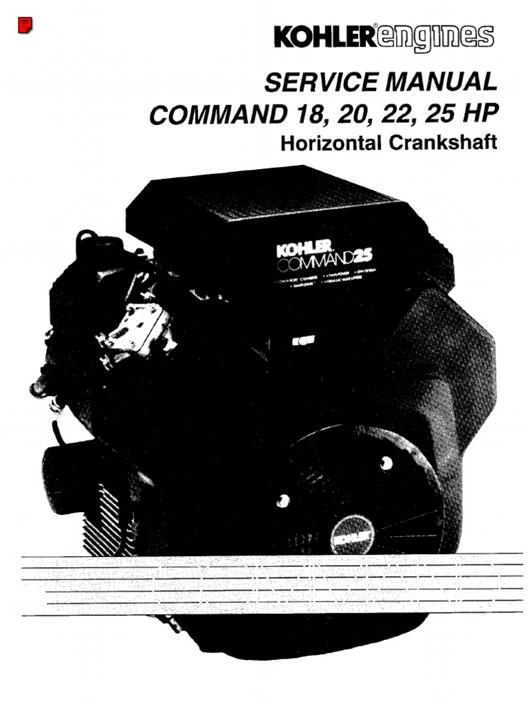 Kohler CH25 Manual PDF Carburetor Throttle