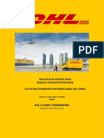 Solicitud de Oferta (Sdo) Request For Quotation (RFQ) Licitacion Transporte Internacional DGF Cenac