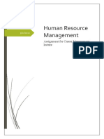 Human Resource Career Matching Report