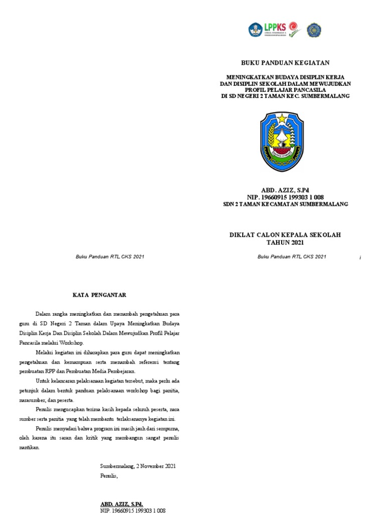 Buku Panduan Kegiatan | PDF