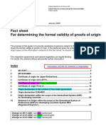 Fact Sheet For Determiningtheformalvalidityofproofsoforigin