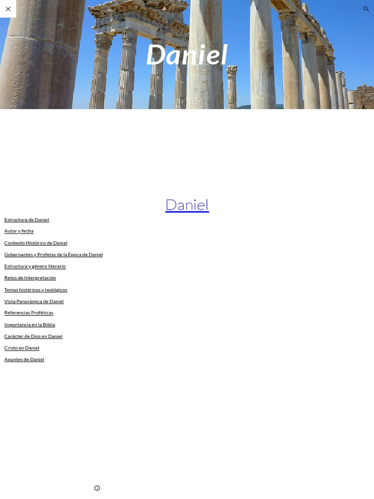 Análisis del Libro de Daniel en la Biblia | PDF