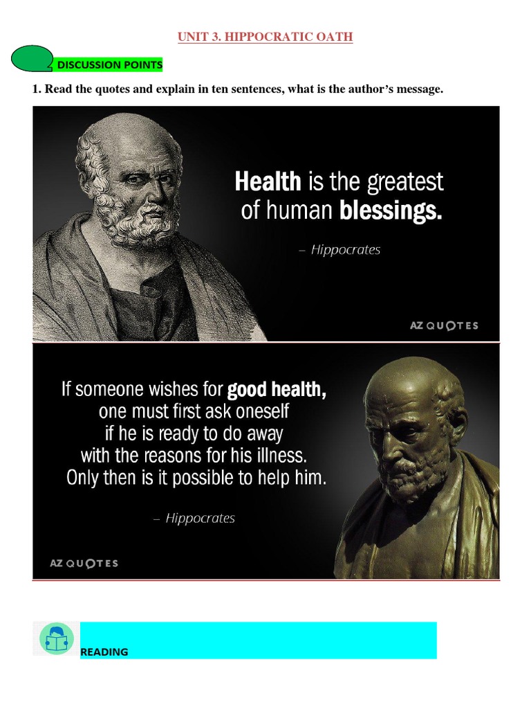 Hippocrates Oath-26912 | PDF