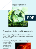 Energia V Prírode