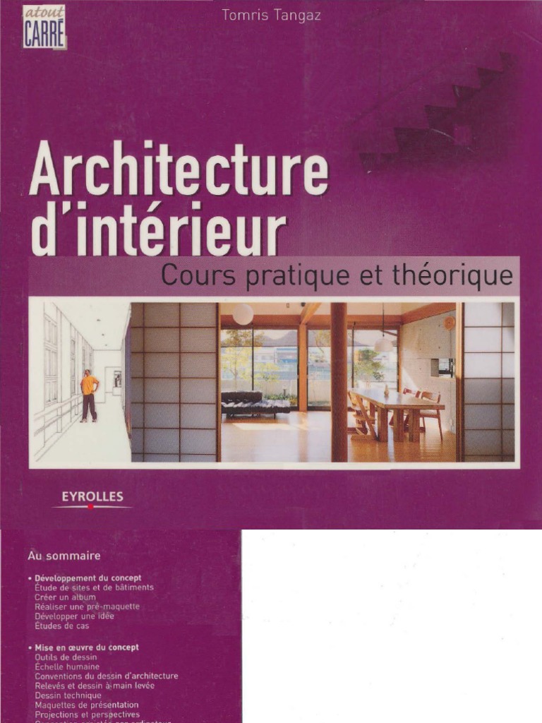 Architecture D'intérieur - Cours Pratique Et Théorique | PDF