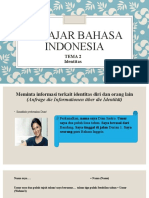 Belajar Bahasa Indonesia - Identitas